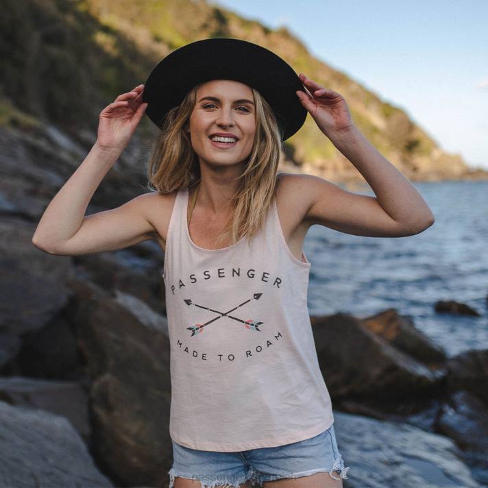 Passenger Frauen Jinbei recycelte Weste kaum rosa 0BP21023 woclothing Rosa