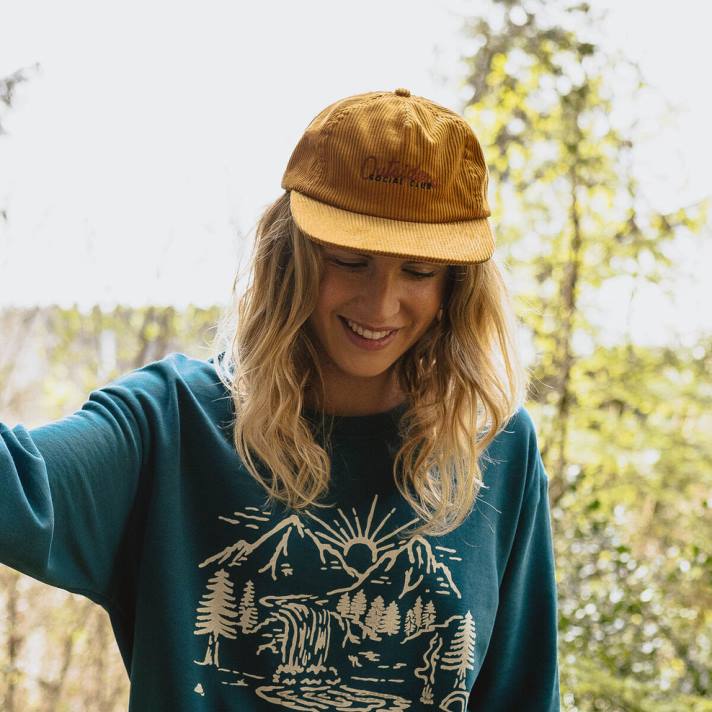 Passenger Frauen Außenseiter-Kappe aus recycelter Baumwolle in Sandbraun 0BP21083 WoKopfbedeckung braun