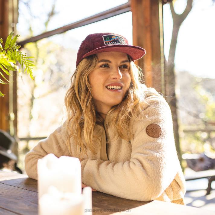 Passenger Frauen Ausfallzeit-Kabelkappe rostrot 0BP21065 WoKopfbedeckung rostrot