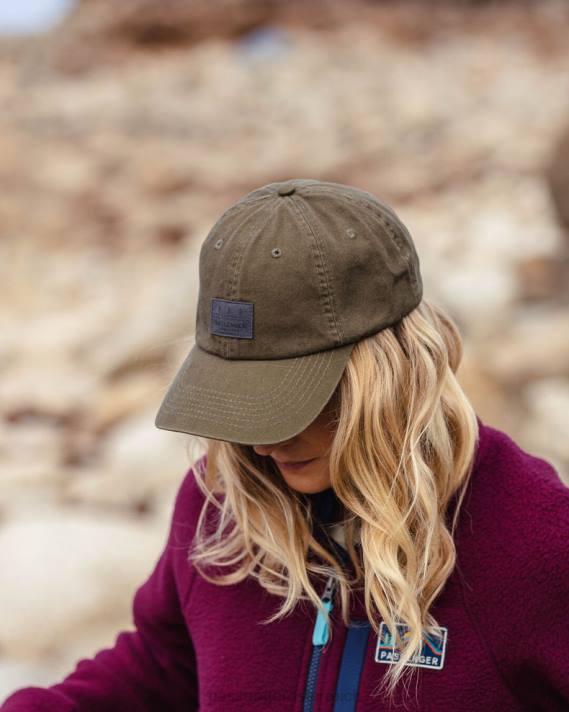Passenger Frauen Canopy-Snapback-Kappe aus recycelter Baumwolle in Khaki 0BP21069 WoKopfbedeckung khaki