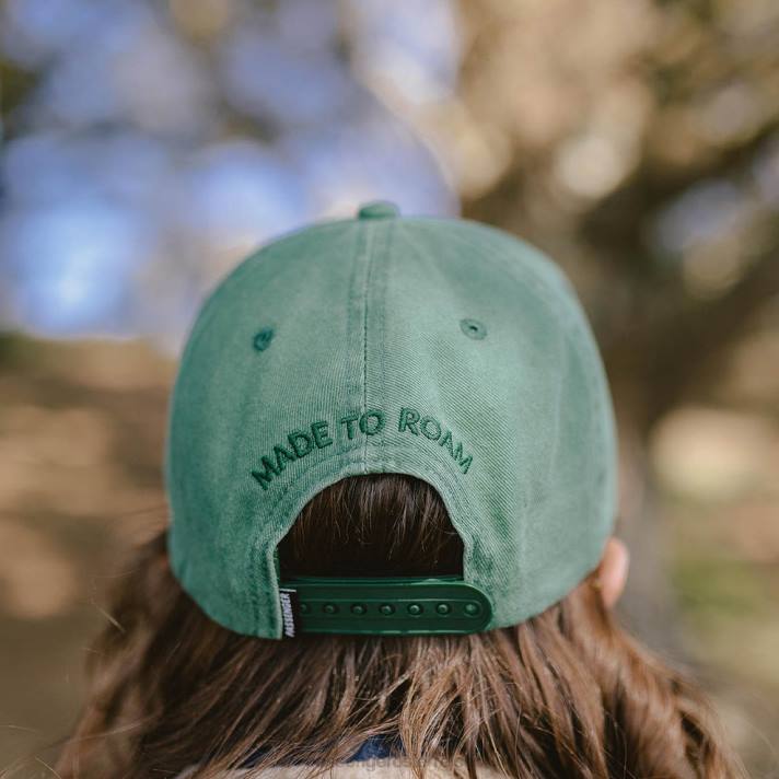 Passenger Frauen Hazy-Snapback-Kappe aus recycelter Baumwolle, dunkles Efeu 0BP21075 WoKopfbedeckung Efeu