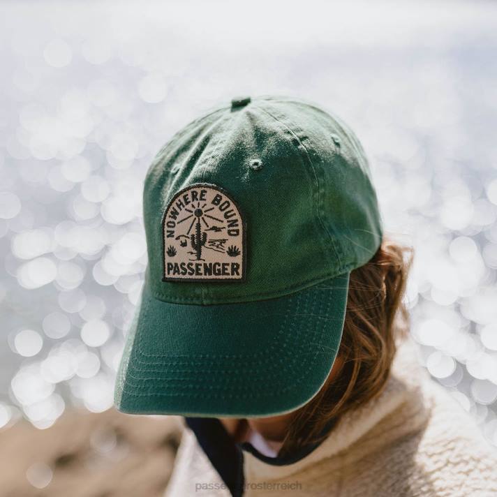 Passenger Frauen Hazy-Snapback-Kappe aus recycelter Baumwolle, dunkles Efeu 0BP21075 WoKopfbedeckung Efeu