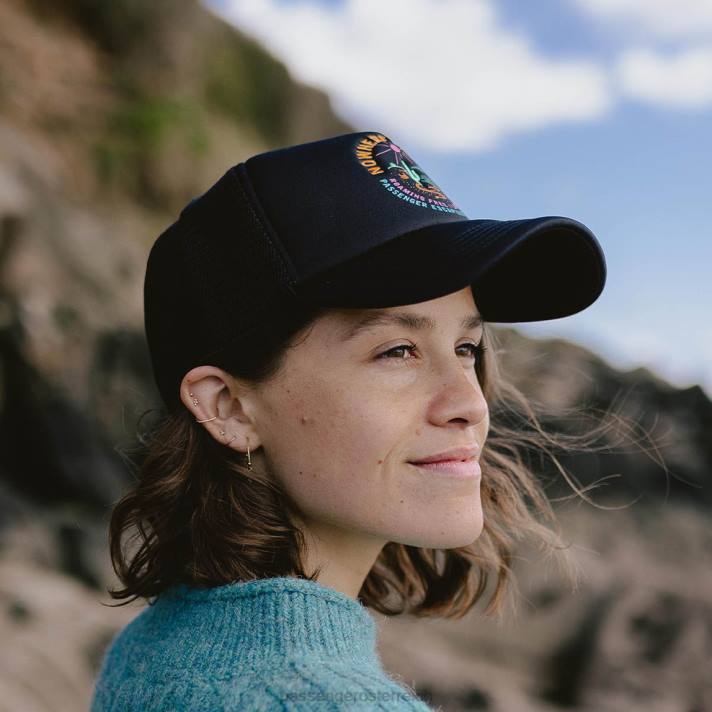 Passenger Frauen Land & Sea Snapback Trucker Cap schwarz 0BP21080 WoKopfbedeckung Schwarz