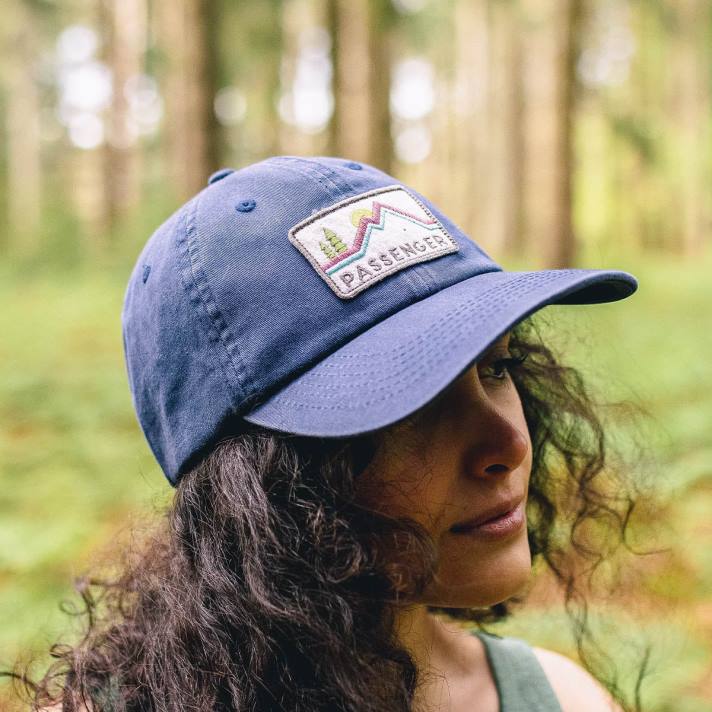 Passenger Frauen Tristate-Snapback-Kappe aus recycelter Baumwolle in Ensignblau 0BP21067 WoKopfbedeckung Blau