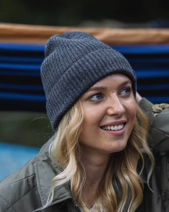 Passenger Frauen Compass recycelte Beanie-Holzkohle 0BP21041 WoKopfbedeckung Holzkohle