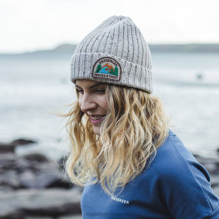 Passenger Frauen Katira Rippstrickmütze Haferflocken 0BP21059 WoKopfbedeckung Haferflocken