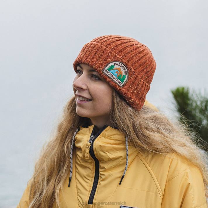 Passenger Frauen Katira Rippstrickmütze Picante Rot 0BP21060 WoKopfbedeckung Rot