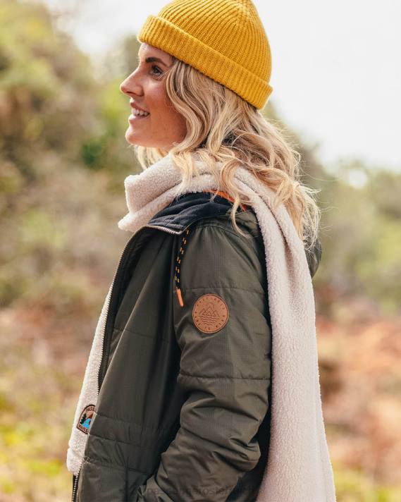 Passenger Frauen Kuscheliger Schal aus recyceltem Sherpa-Fleece, Birke 0BP21086 WoKopfbedeckung Birke