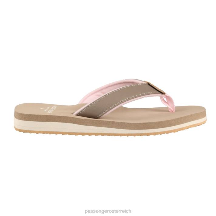 Passenger Frauen Lima Flip-Flop Taupe 0BP21100 wofootwear Taupe