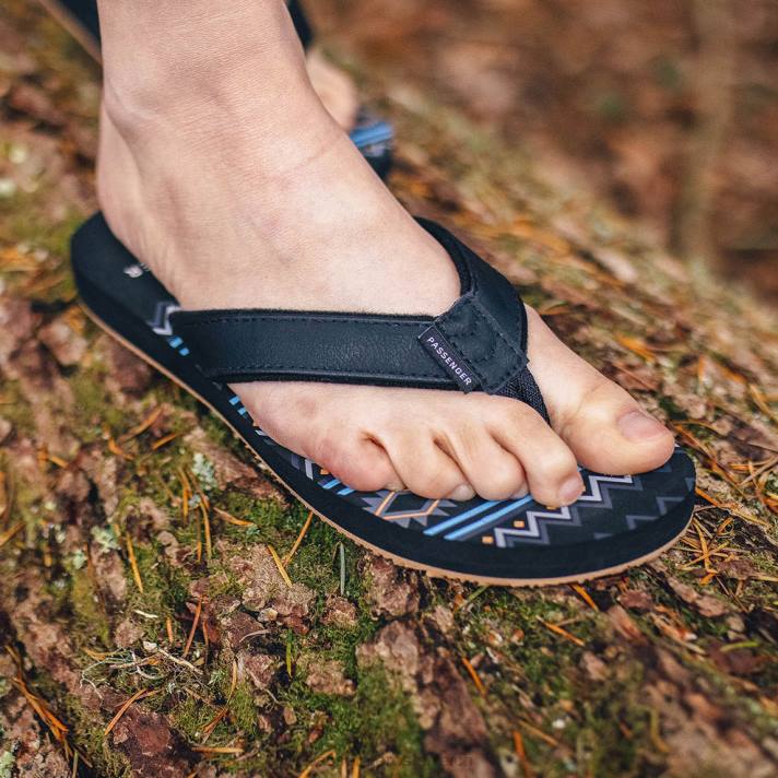 Passenger Frauen Lima Flip-Flop schwarz 0BP21098 wofootwear Schwarz