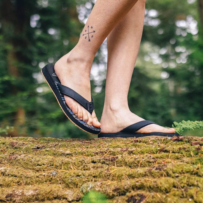 Passenger Frauen Lima Flip-Flop schwarz 0BP21098 wofootwear Schwarz