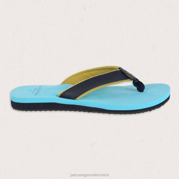 Passenger Frauen Lima Flip-Flops in Pastelltürkis 0BP21097 wofootwear Türkis