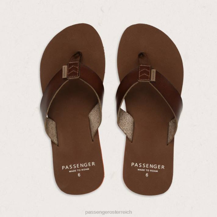 Passenger Frauen Malibu Flip Flop dunkelbraun 0BP21096 wofootwear braun