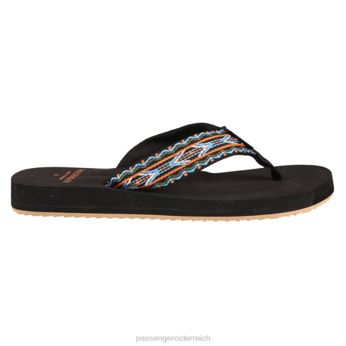 Passenger Frauen Malibu Flip-Flop schwarz 0BP21099 wofootwear Schwarz