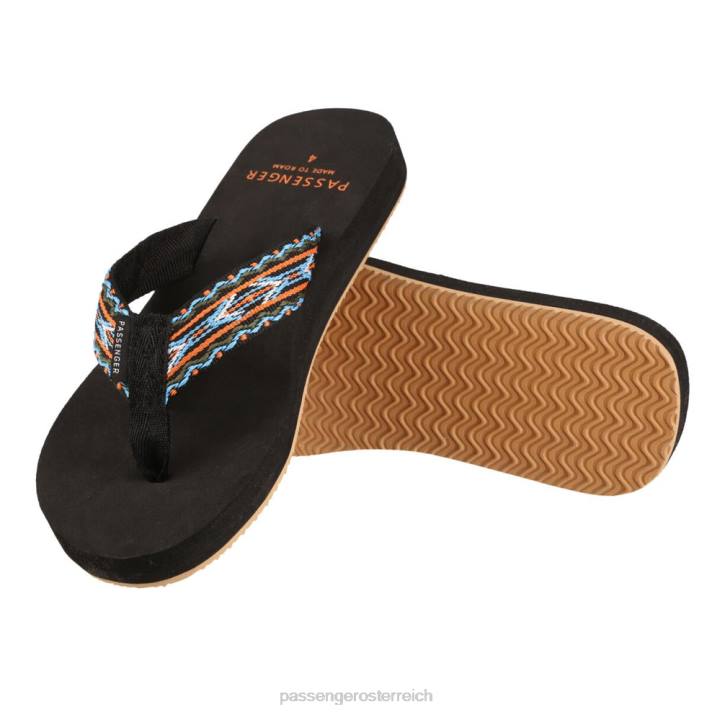 Passenger Frauen Malibu Flip-Flop schwarz 0BP21099 wofootwear Schwarz
