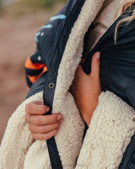 Passenger Frauen Nomadic-Decke aus recyceltem Sherpa mit Roaming-Print in Schwarz 0BP21121 WoZubehör Schwarz