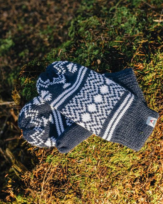 Passenger Frauen Mit Puderfleece gefütterte Fäustlinge aus recyceltem Acryl in sattem Marineblau 0BP21128 WoZubehör Marine