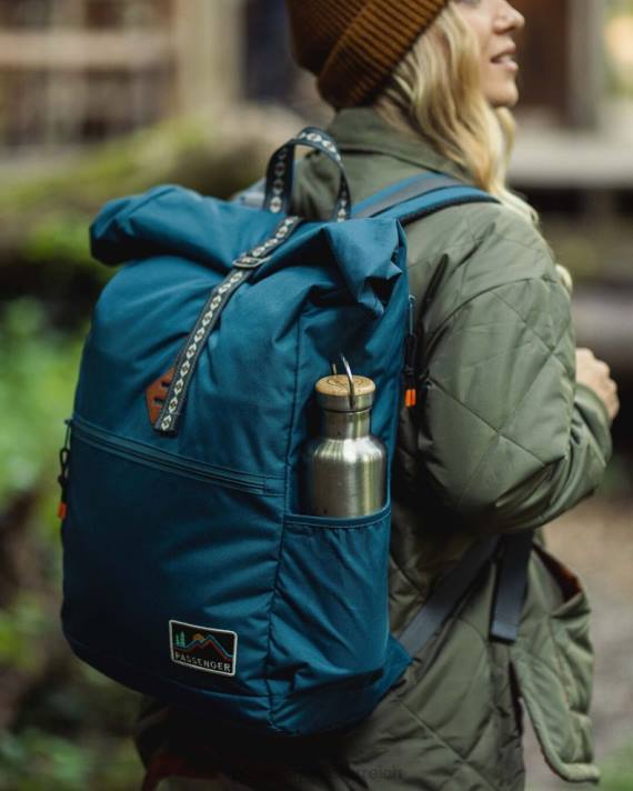 Passenger Frauen Backwoods recycelter Rolltop 32l Ascheblau 0BP21117 WoZubehör Blau