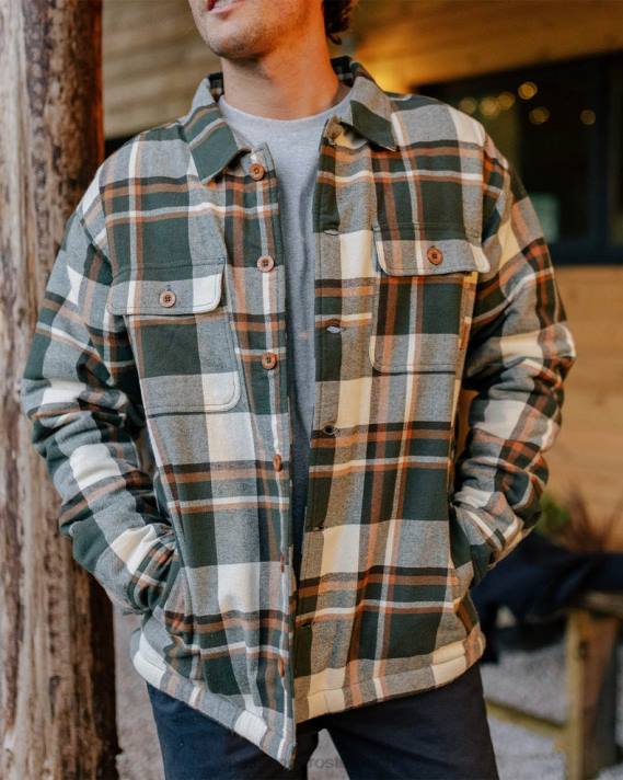 Passenger Männer Freestyle-Overshirt mit Sherpa-Futter, Tannenbaum 0BP2163 Kleidung Baum