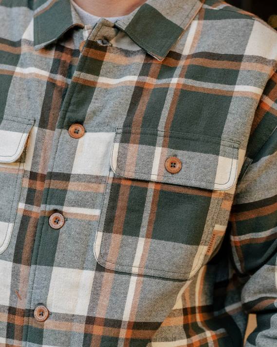 Passenger Männer Freestyle-Overshirt mit Sherpa-Futter, Tannenbaum 0BP2163 Kleidung Baum