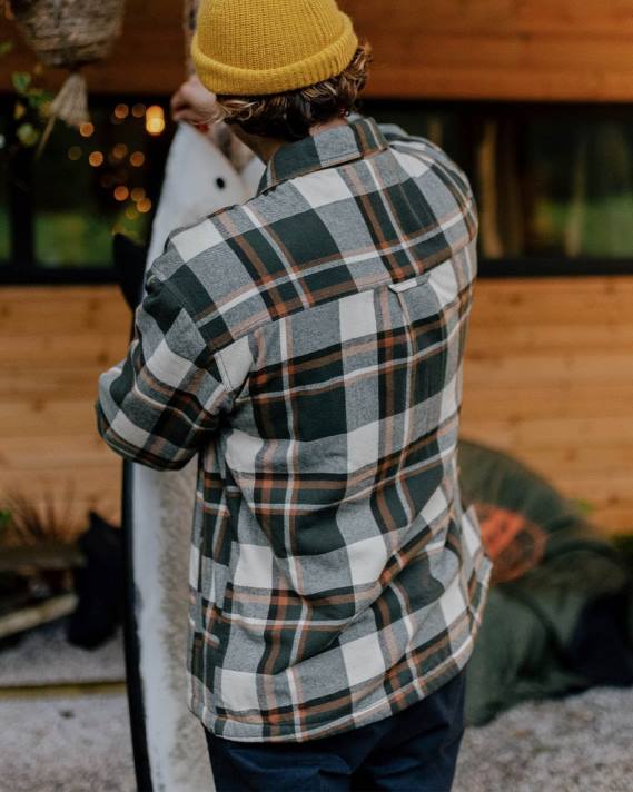 Passenger Männer Freestyle-Overshirt mit Sherpa-Futter, Tannenbaum 0BP2163 Kleidung Baum