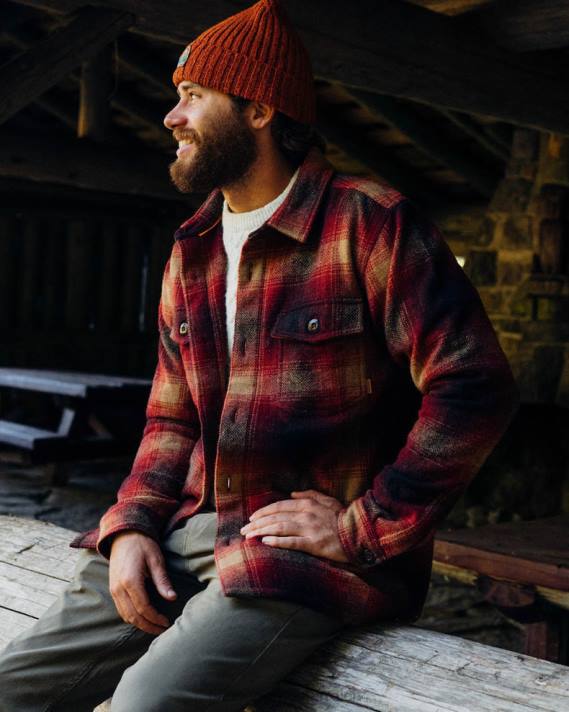 Passenger Männer unfruchtbarer Überhemdwein 0BP2242 Kleidung Wein