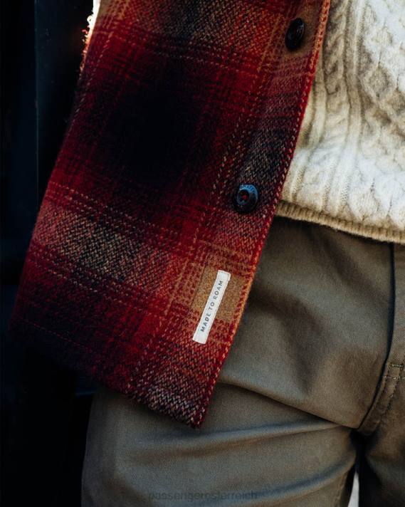 Passenger Männer unfruchtbarer Überhemdwein 0BP2242 Kleidung Wein