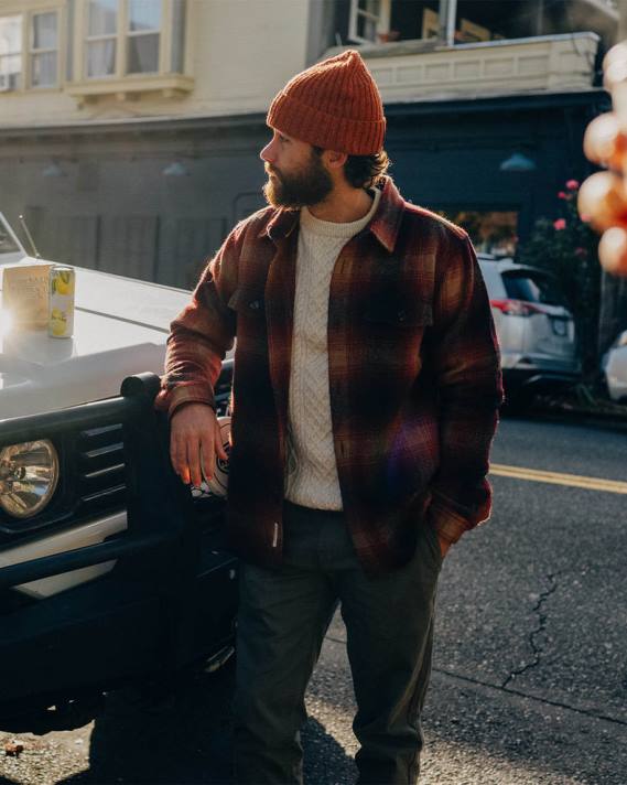 Passenger Männer unfruchtbarer Überhemdwein 0BP2242 Kleidung Wein