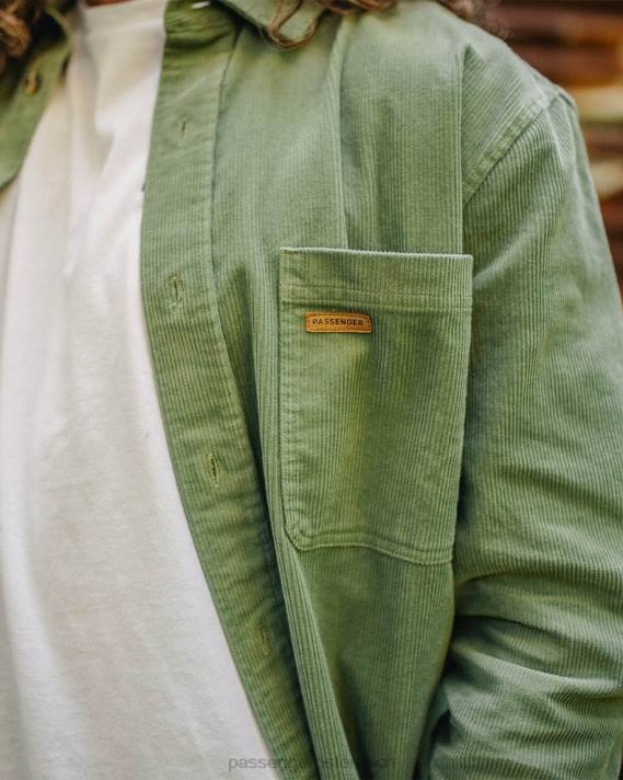 Passenger Männer Backcountry Cordhemd Pistazie 0BP2248 Kleidung Pistazie