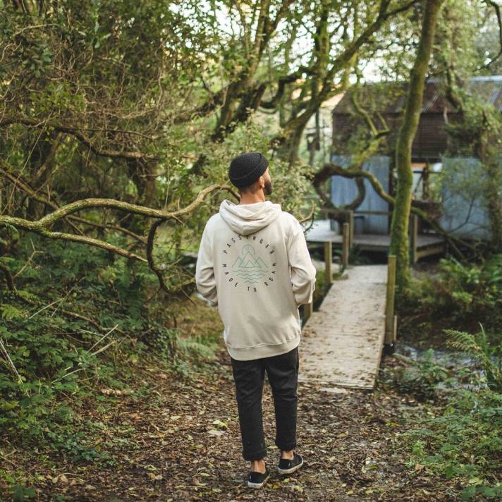 Passenger Männer Eskapismus Hanf Hoodie Birke 0BP2140 Kleidung Birke