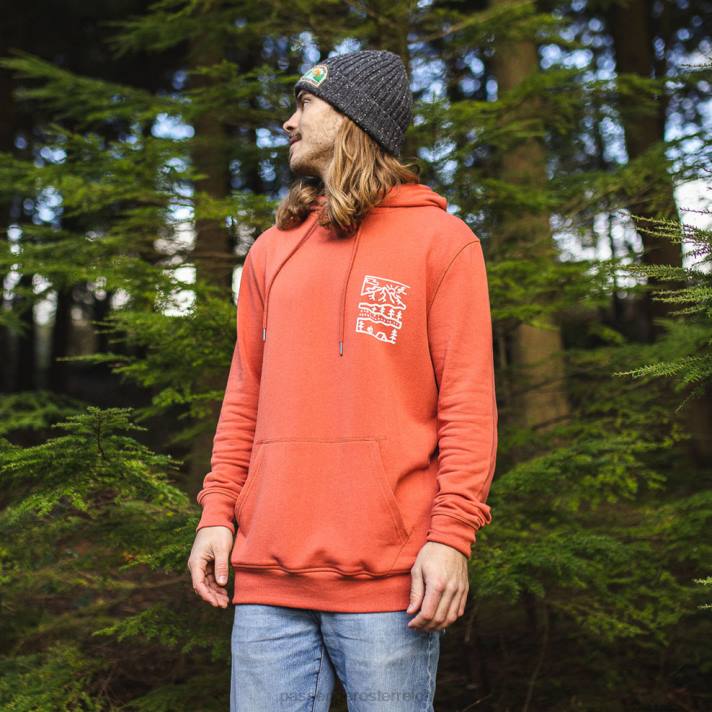 Passenger Männer Natur-Hanf-Hoodie mit scharfer Soße 0BP2122 Kleidung heiß