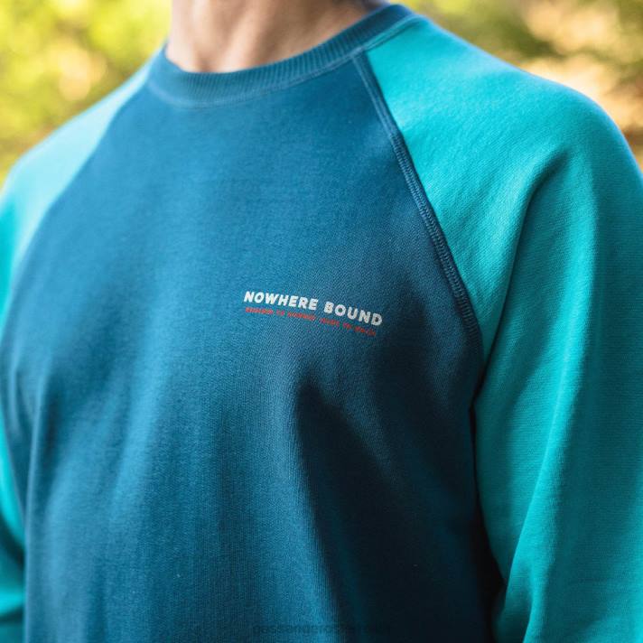 Passenger Männer Tourer-Sweatshirt aus recycelter Baumwolle in Viridiangrün 0BP2106 Kleidung Grün