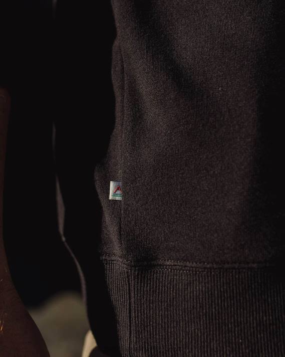 Passenger Männer nirgendwo gebundenes Sweatshirt aus recycelter Baumwolle in Schwarz 0BP283 Kleidung Schwarz