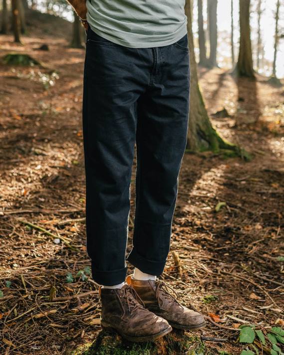 Passenger Männer 365 5-Pocket-Hose schwarz 0BP2332 Kleidung Schwarz