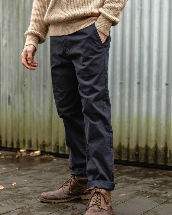 Passenger Männer 365-Hose aus Bio-Baumwolle in verblasstem Schwarz 0BP2337 Kleidung Schwarz