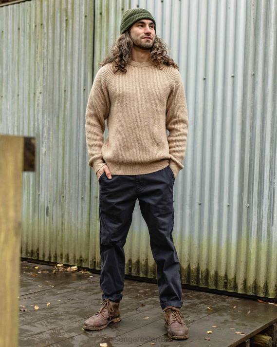 Passenger Männer 365-Hose aus Bio-Baumwolle in verblasstem Schwarz 0BP2337 Kleidung Schwarz