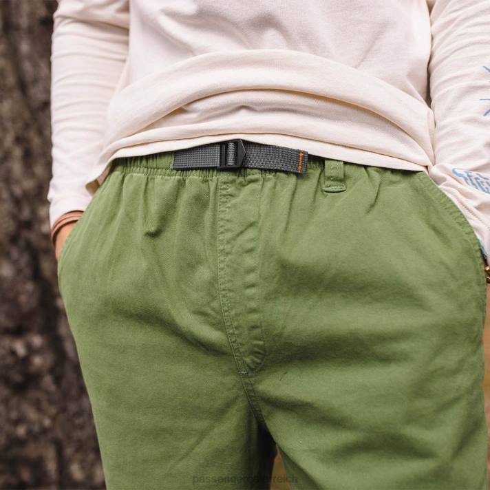 Passenger Männer All-Adventure-Hose aus Bio-Baumwolle in Weinrot 0BP2341 Kleidung Grün