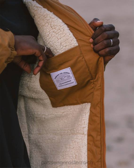 Passenger Männer Freiheit recycelte Jacke Kokosnuss 0BP2154 Kleidung Kokosnuss