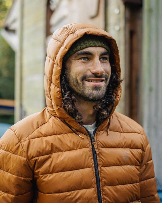 Passenger Männer Roamer recycelte isolierte Jacke glasierter Ingwer 0BP2155 Kleidung glasiert