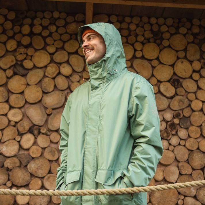Passenger Männer Storm recycelte wasserdichte Jacke Dark Ivy 0BP2179 Kleidung Efeu