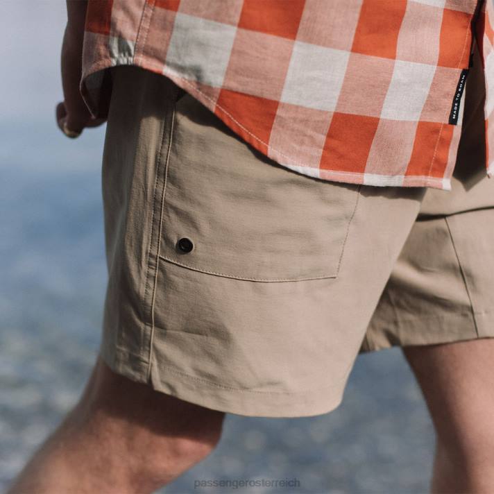 Passenger Männer Adventure Allzweck-Shorts in Chinchillabraun 0BP2325 Kleidung braun