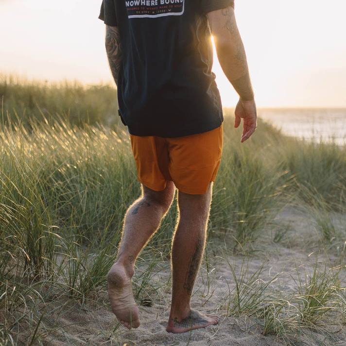 Passenger Männer Ponoma Allzweck-Badeshorts Sunrise Orange 0BP2282 Kleidung orange