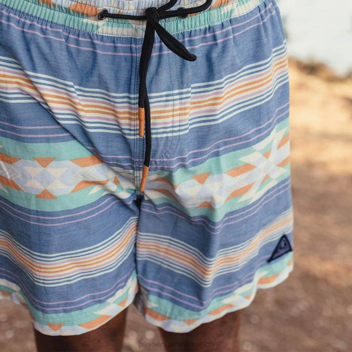 Passenger Männer Ponoma Organic Allzweck-Badeshorts mit weichem Kobaltmuster 0BP2319 Kleidung Kobalt