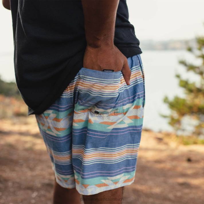 Passenger Männer Ponoma Organic Allzweck-Badeshorts mit weichem Kobaltmuster 0BP2319 Kleidung Kobalt