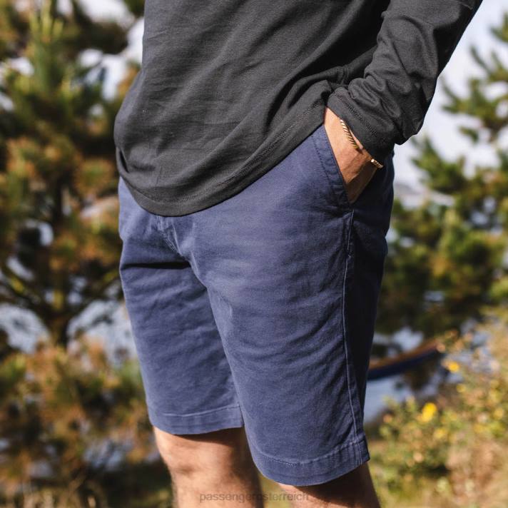 Passenger Männer Ridge Short aus dunklem Denim 0BP2278 Kleidung Denim