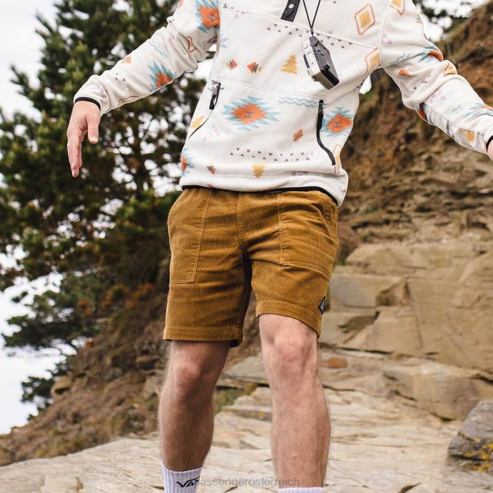 Passenger Männer Topanga-Shorts aus recyceltem Cord, Tapenade 0BP2288 Kleidung Tapenade