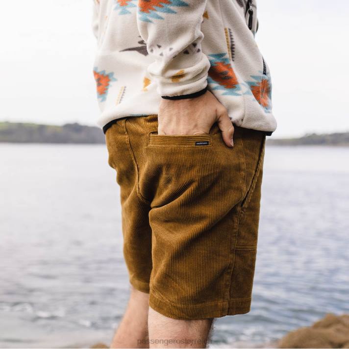 Passenger Männer Topanga-Shorts aus recyceltem Cord, Tapenade 0BP2288 Kleidung Tapenade