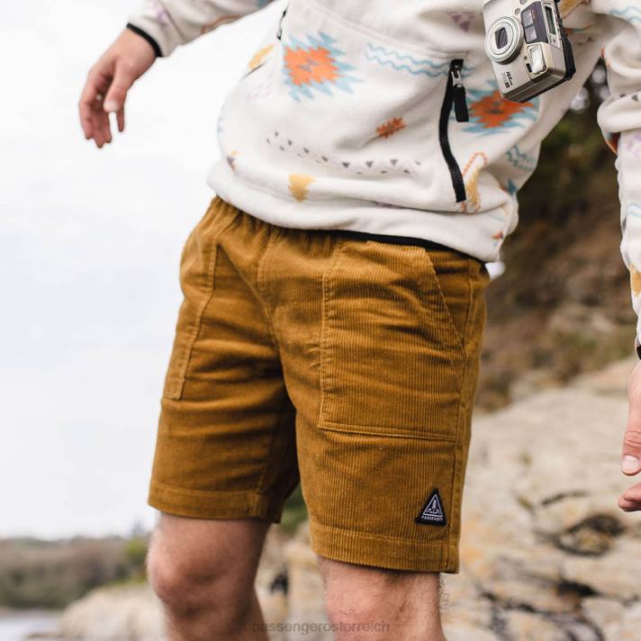 Passenger Männer Topanga-Shorts aus recyceltem Cord, Tapenade 0BP2288 Kleidung Tapenade