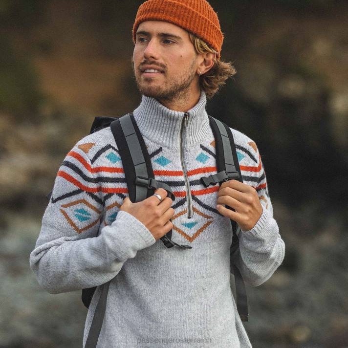 Passenger Männer Ember Strickpullover Birke 0BP2203 Kleidung Birke