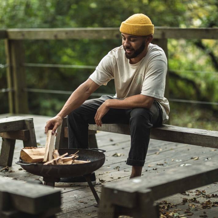 Passenger Männer Eskapismus-Hanf-T-Shirt Birke 0BP2375 Kleidung Birke